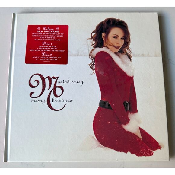 Mariah Carey Merry Christmas 30th Anniversary Deluxe 2‑LP Vinyl Set 2024 New